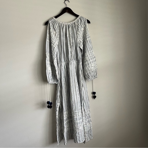 LoveShackFancy Embroidered Isla Midi Dress Medium NWT - Picture 6 of 6